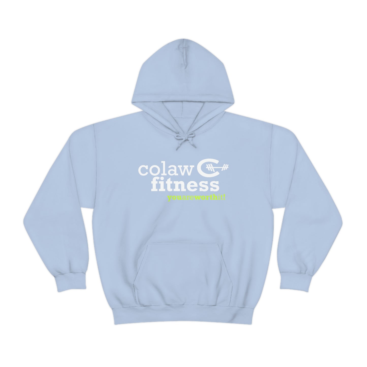 Colaw Fitness You Are Worth It Unisex Heavy Blend™ Hooded Sweatshirt