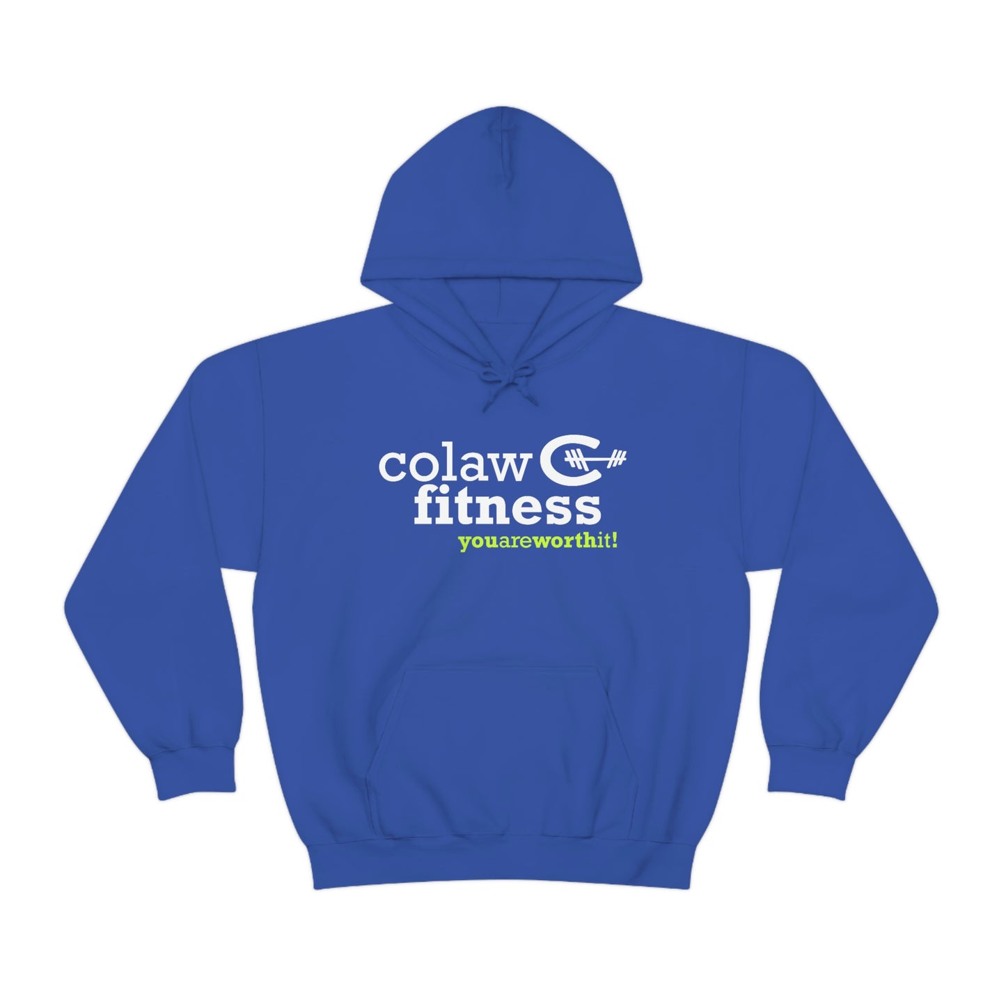Colaw Fitness You Are Worth It Unisex Heavy Blend™ Hooded Sweatshirt